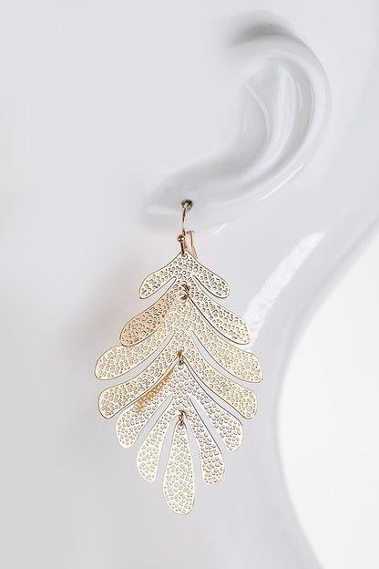 Coral Reef Dangle Hook Earrings - steven wick