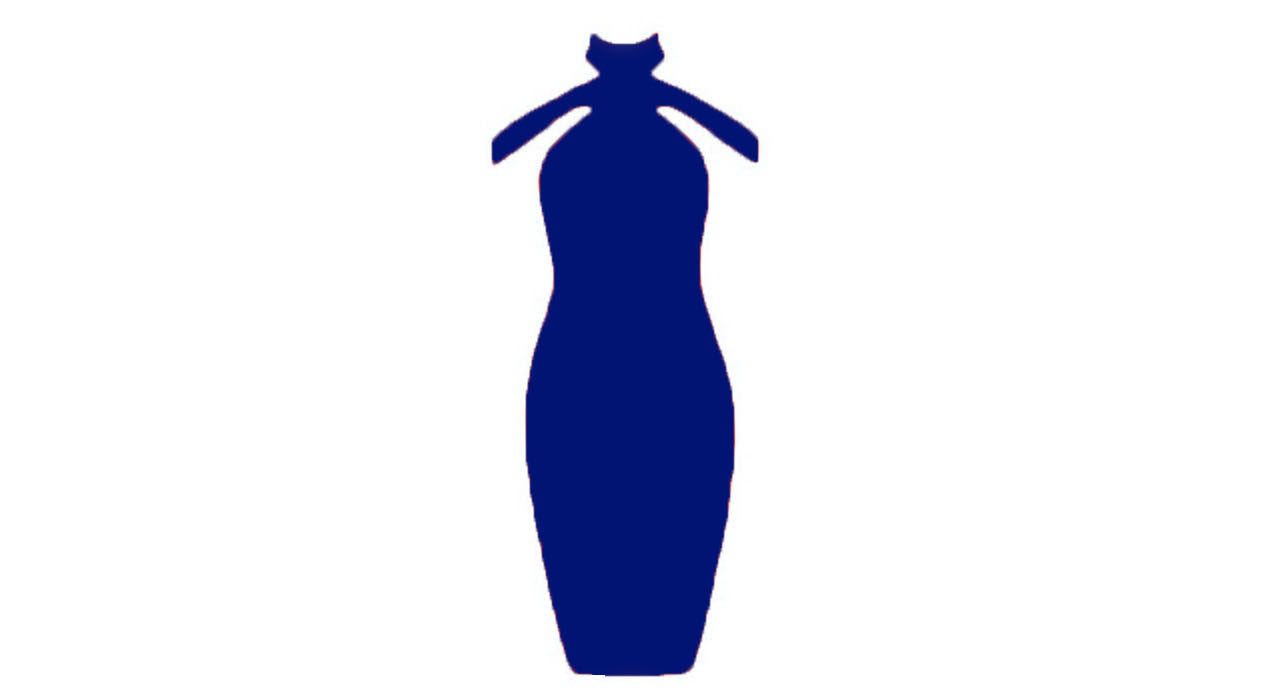 Rayon Triangle Cutout Bandage Dress - steven wick